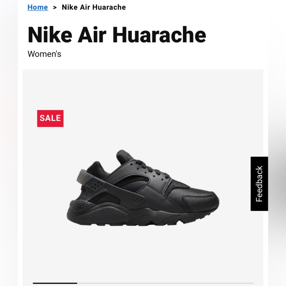Nike Air Huarache unisex 7 mens
